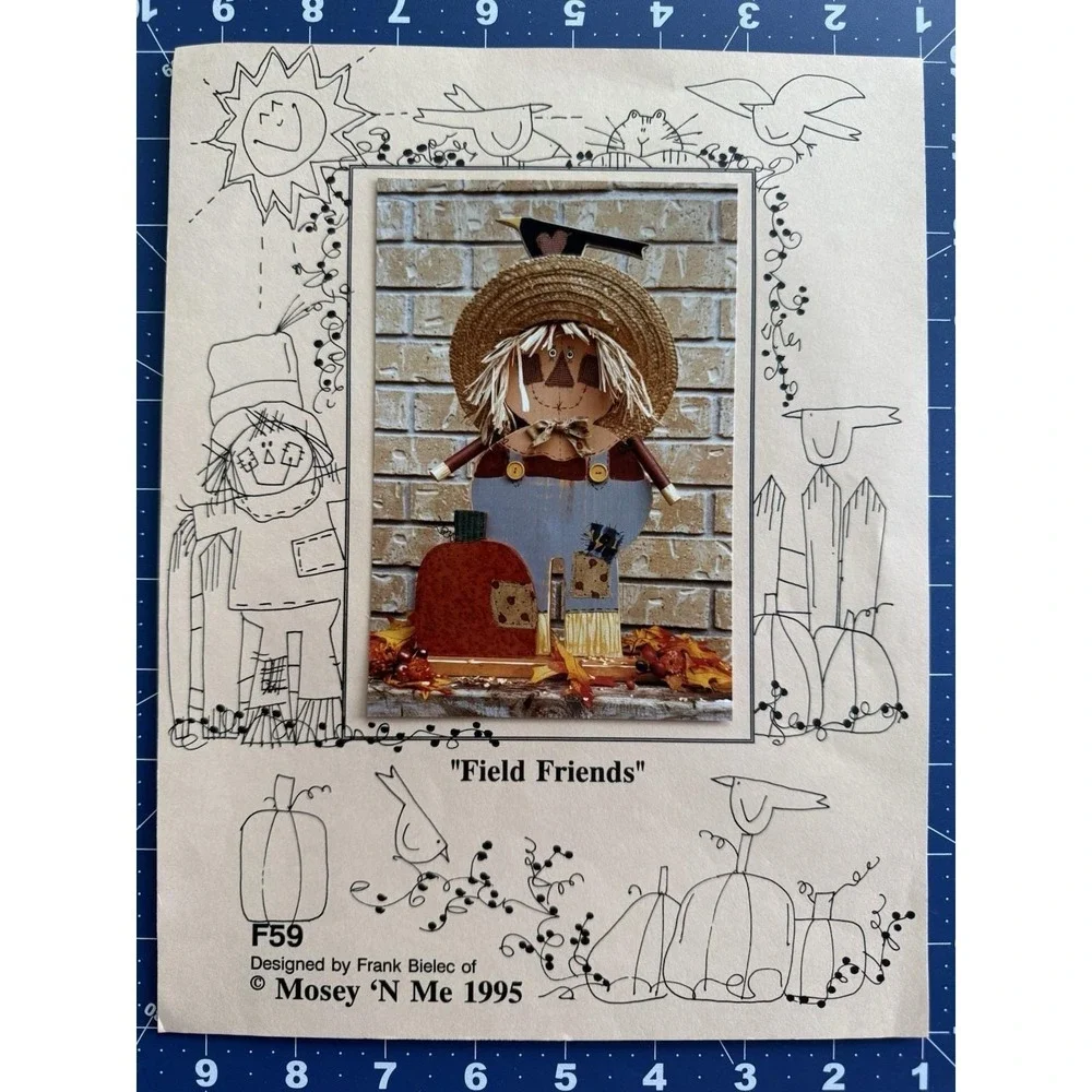 Field Friends Tole Painting Packet Mosey 'N Me Frank‎ Bielec F59